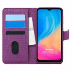 Microsonic Reeder P13 Blue Max Pro Lite Fabric Book Wallet Mor Cep Telefonu Kılıfı