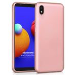 Microsonic Samsung Galaxy A01 Core Matte Silicone Rose Gold Kılıf