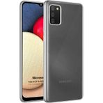 Microsonic Samsung Galaxy A02S Transparent Soft Beyaz Kılıf