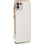 Microsonic Samsung Galaxy A03 Olive Plated Beyaz Kılıf