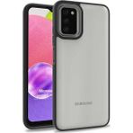 Microsonic Samsung Galaxy A03S Bright Planet Siyah Kılıf