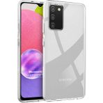 Microsonic Samsung Galaxy A03S Transparent Soft Beyaz Kılıf