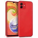 Microsonic Samsung Galaxy A04 Matte Silicone Kırmızı Kılıf