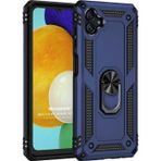 Microsonic Samsung Galaxy A04 Military Ring Holder Lacivert Kılıf