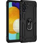 Microsonic Samsung Galaxy A04S Military Ring Holder Kırmızı Kılıf