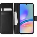 Microsonic Samsung Galaxy A05S Delux Leather Wallet Siyah Kılıf