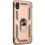 Microsonic Samsung Galaxy A10 Military Ring Holder Gold Kılıf