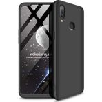 Microsonic Samsung Galaxy A10S Double Dip 360 Protective Siyah Kılıf