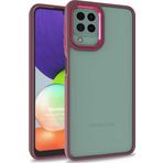Microsonic Samsung Galaxy A12 Bright Planet Kırmızı Kılıf