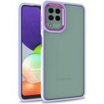 Microsonic Samsung Galaxy A12 Bright Planet Lila Kılıf