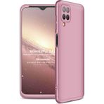 Microsonic Samsung Galaxy A12 Double Dip 360 Protective Rose Gold Kılıf