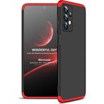 Microsonic Samsung Galaxy A13 4G Double Dip 360 Protective Siyah Kırmızı Kılıf