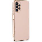 Microsonic Samsung Galaxy A13 4G Olive Plated Pembe Kılıf