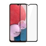 Microsonic Samsung Galaxy A13 4G Tam Kaplayan Temperli Siyah Cam Ekran Koruyucu