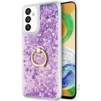 Microsonic Samsung Galaxy A13 5G Glitter Liquid Holder Mor Kılıf