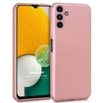 Microsonic Samsung Galaxy A13 Matte Silicone Rose Gold Kılıf