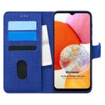 Microsonic Samsung Galaxy A14 Fabric Book Wallet Lacivert Kılıf