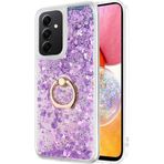 Microsonic Samsung Galaxy A14 Glitter Liquid Holder Mor Kılıf