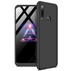 Microsonic Samsung Galaxy A20s için Kılıf Double Dip 360 Protective Siyah [Galaxy A20s ile Uyumlu Kılıf - Siyah]