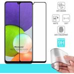 Microsonic Samsung Galaxy A22 4G Seramik Matte Flexible Siyah Ekran Koruyucu
