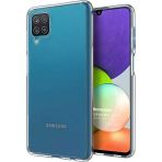 Microsonic Samsung Galaxy A22 4G Transparent Soft Beyaz Kılıf