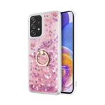 Microsonic Samsung Galaxy A23 Glitter Liquid Holder Pembe Kılıf