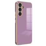 Microsonic Samsung Galaxy A25 Kılıf Olive Plated Lila [Galaxy A25 ile Uyumlu Kılıf - Lila]