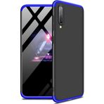 Microsonic Samsung Galaxy A30S Double Dip 360 Protective Siyah Mavi Kılıf