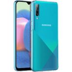 Microsonic Samsung Galaxy A30S Transparent Soft Şeffaf Beyaz Kılıf