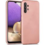 Microsonic Samsung Galaxy A32 5G Matte Silicone Rose Gold Kılıf