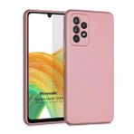 Microsonic Samsung Galaxy A33 5G Matte Silicone Rose Gold Kılıf