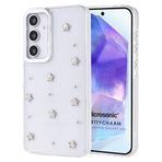 Microsonic Samsung Galaxy A35 Kılıf PrettyCharm Star [Galaxy A35 ile Uyumlu Kılıf - Gri]
