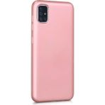 Microsonic Samsung Galaxy A51 Matte Silicone Rose Gold Kılıf