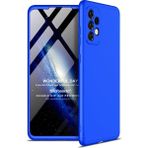 Microsonic Samsung Galaxy A52 Double Dip 360 Protective Mavi Kılıf