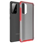 Microsonic Samsung Galaxy A52 Frosted Frame Kırmızı Kılıf