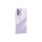 Microsonic Samsung Galaxy A52S Transparent Soft Beyaz Kılıf