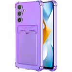 Microsonic Samsung Galaxy A54 Card Slot Shock Lila Kılıf