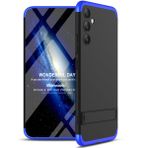Microsonic Samsung Galaxy A54 Double Dip 360 Protective Siyah Mavi Kılıf