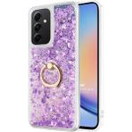 Microsonic Samsung Galaxy A54 Glitter Liquid Holder Mor Kılıf