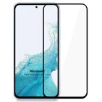 Microsonic Samsung Galaxy A54 Tam Kaplayan Temperli Siyah Cam Ekran Koruyucu