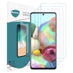 Microsonic Samsung Galaxy A71 Ekran Koruyucu Nano Cam (3'lü Paket) [Galaxy A71 ile Uyumlu Ekran Koruyucu]