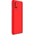 Microsonic Samsung Galaxy A71 Kırmızı Double Dip 360 Protective Kılıf
