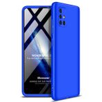 Microsonic Samsung Galaxy A71 Mavi Double Dip 360 Protective Kılıf