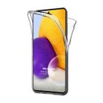 Microsonic Samsung Galaxy A72 6 Tarafı Tam Full Koruma 360 Clear Soft Şeffaf Kılıf