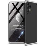 Microsonic Samsung Galaxy A72 Double Dip 360 Protective Siyah Gri Kılıf