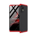 Microsonic Samsung Galaxy A72 Double Dip 360 Protective Siyah Kırmızı Kılıf