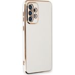 Microsonic Samsung Galaxy A72 Olive Plated Beyaz Kılıf