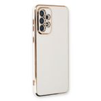 Microsonic Samsung Galaxy A73 5G Olive Plated Beyaz Kılıf