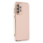 Microsonic Samsung Galaxy A73 5G Olive Plated Pembe Kılıf