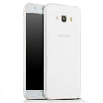 Microsonic Samsung Galaxy A8 Transparent Soft Beyaz Kılıf